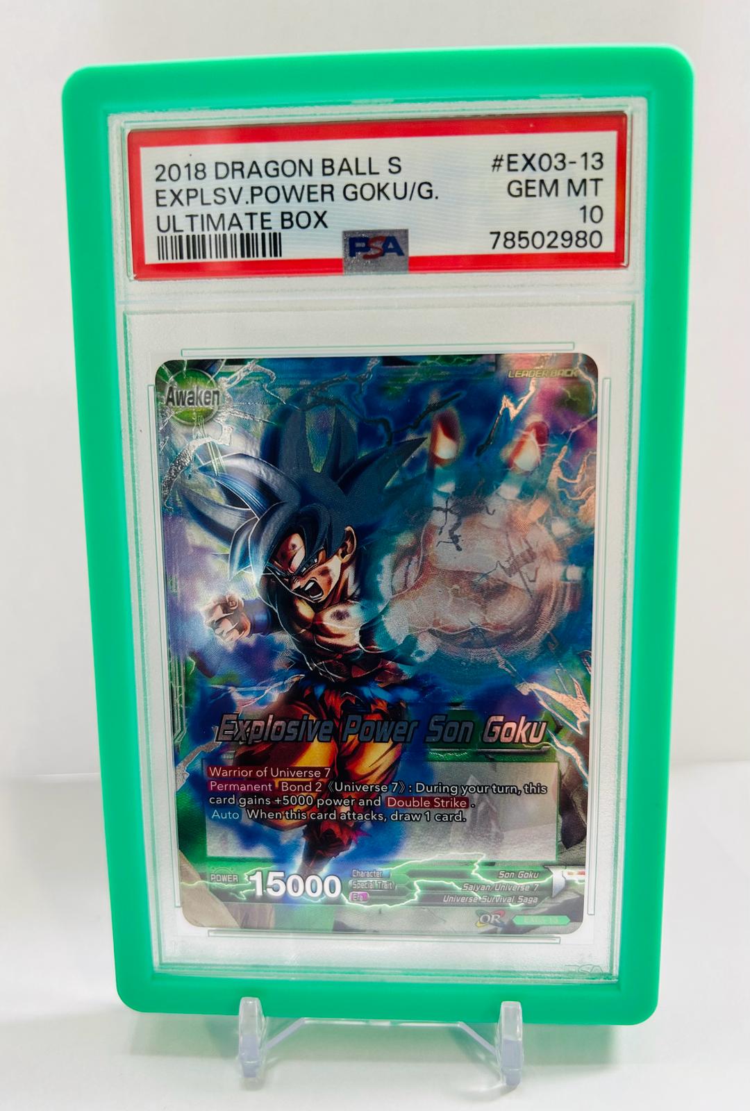 PSA 10 Explosive Power Son Goku Ultimate Box | ZKingdom